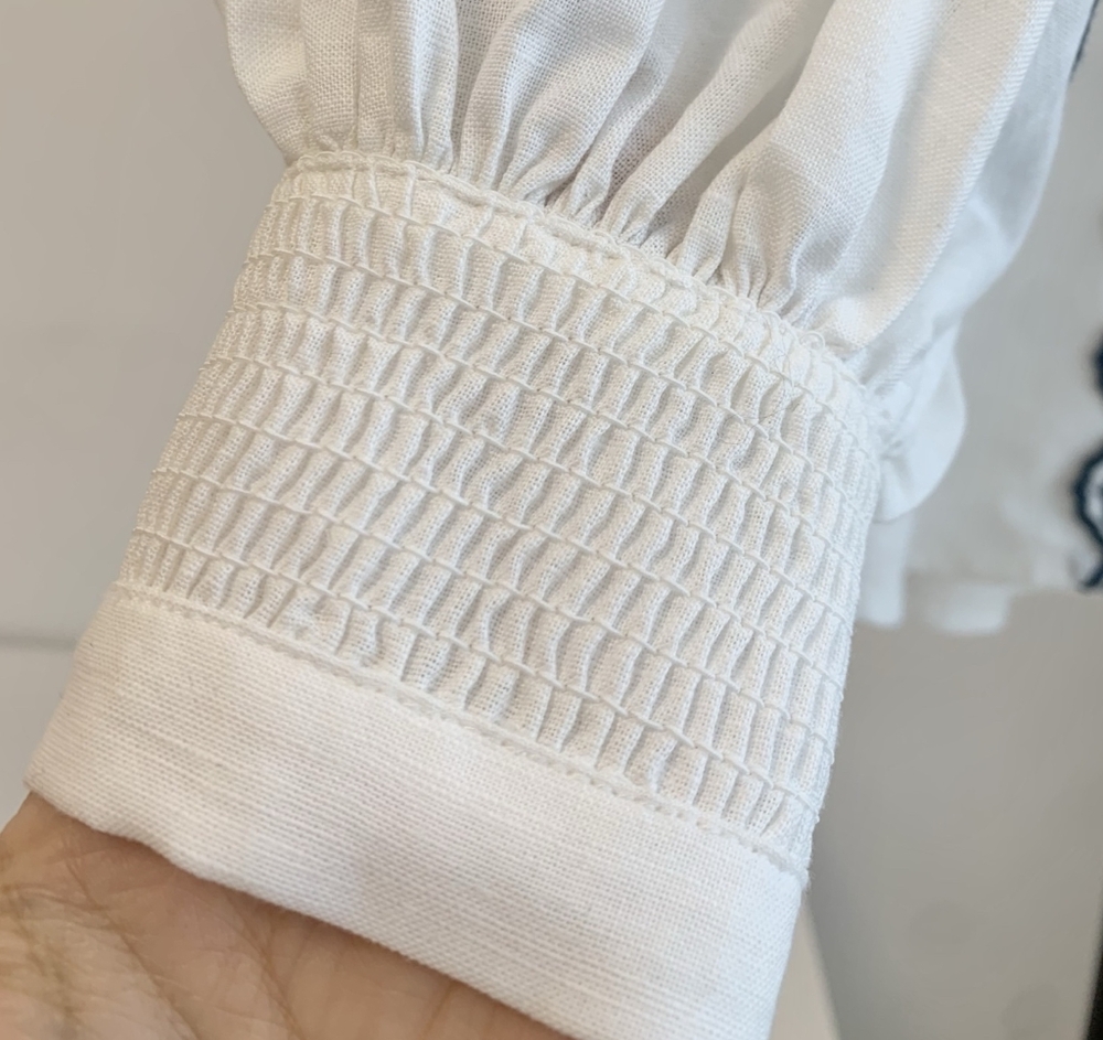 Agua By Agua Bendita Abadía appliquéd embroidered linen shirt - Picture 10 of 15